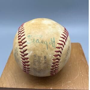 Vintage‎ 1970s Rawlings Official Game ball Feeney WILLIE STARGELL SIGNED Pirates